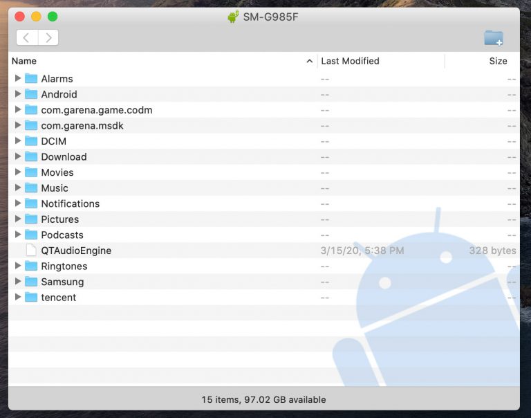 How To Transfer Files From Galaxy S20 To Mac Using Android File Transfer