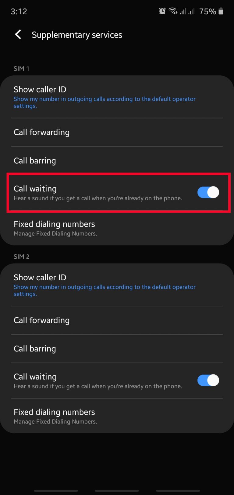 How To Activate Call Waiting In Samsung Galaxy