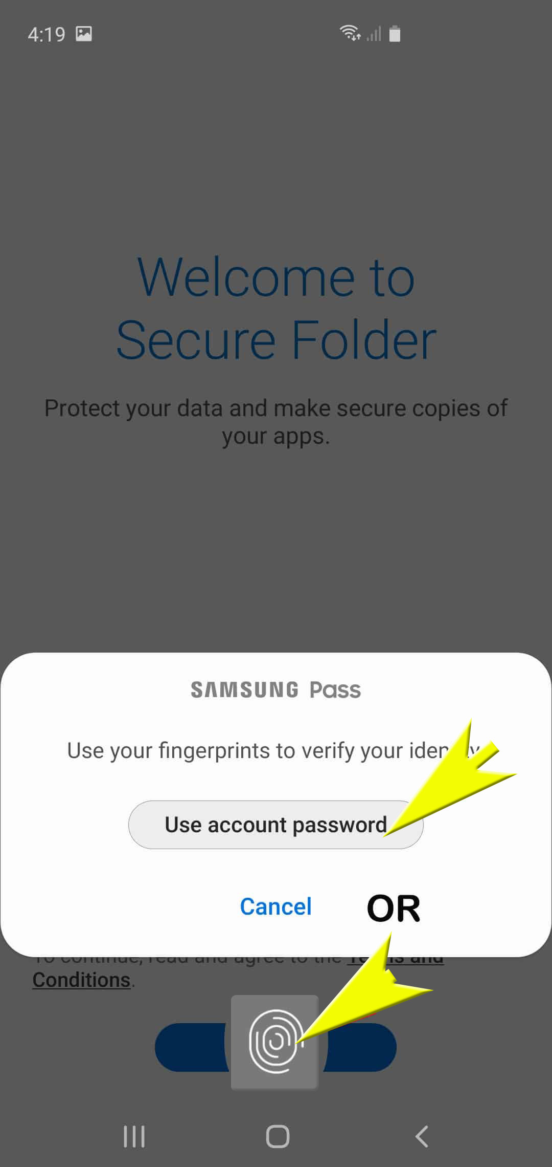 create a secure folder galaxy s20 - samsung pass menu