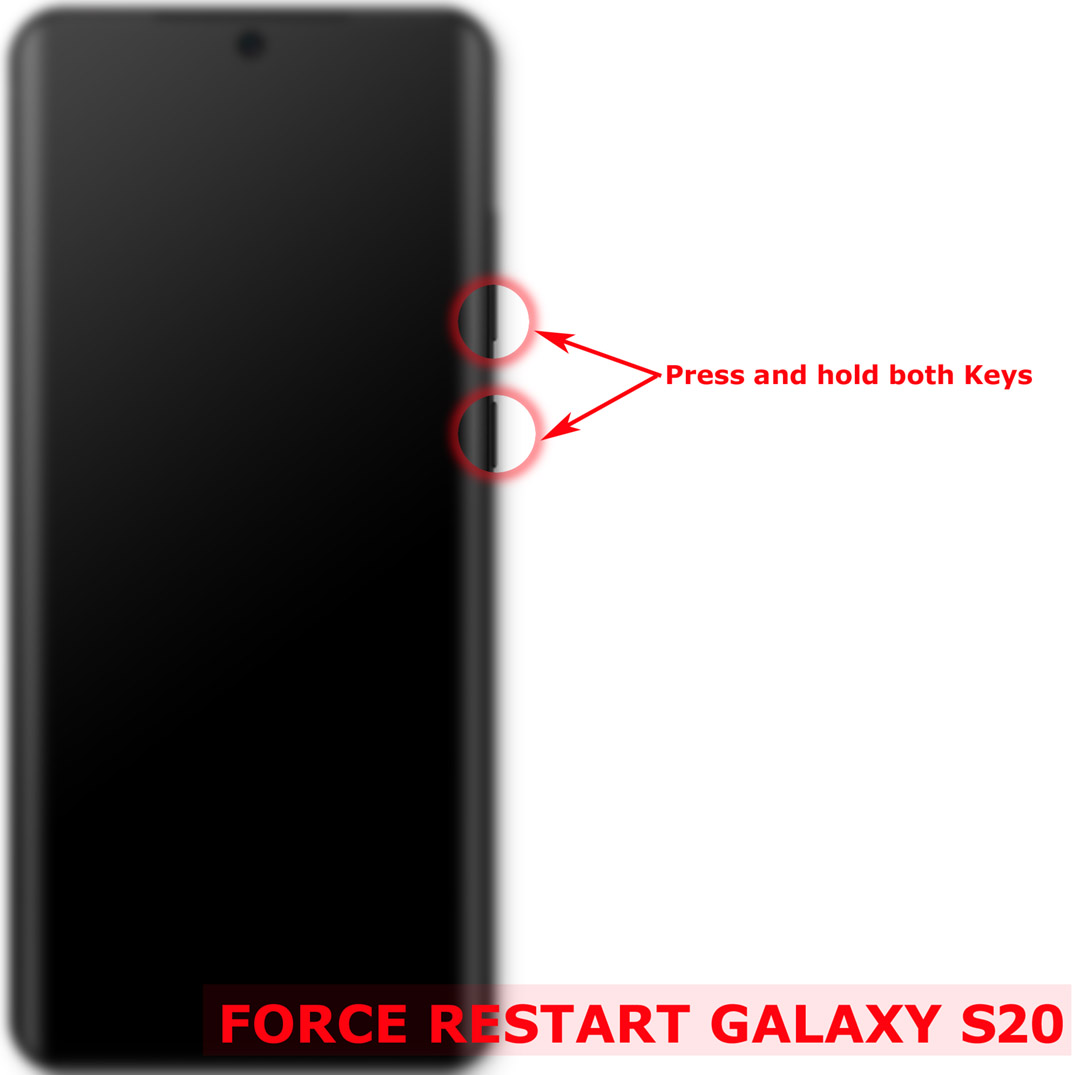 galaxy s20 not charging - force restart