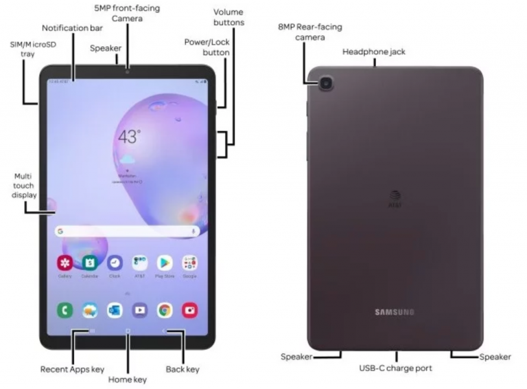 Samsung’s 2021 Refresh of the Galaxy Tab A 8.4 Leaks out With Dual-Speakers