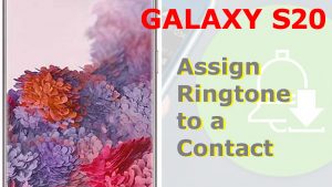 How to Assign a Ringtone to a Contact on Galaxy S20