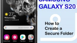 How to Create a Secure Folder on Galaxy S20