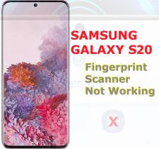 how to fix galaxy s20 fingerprint scanner not working