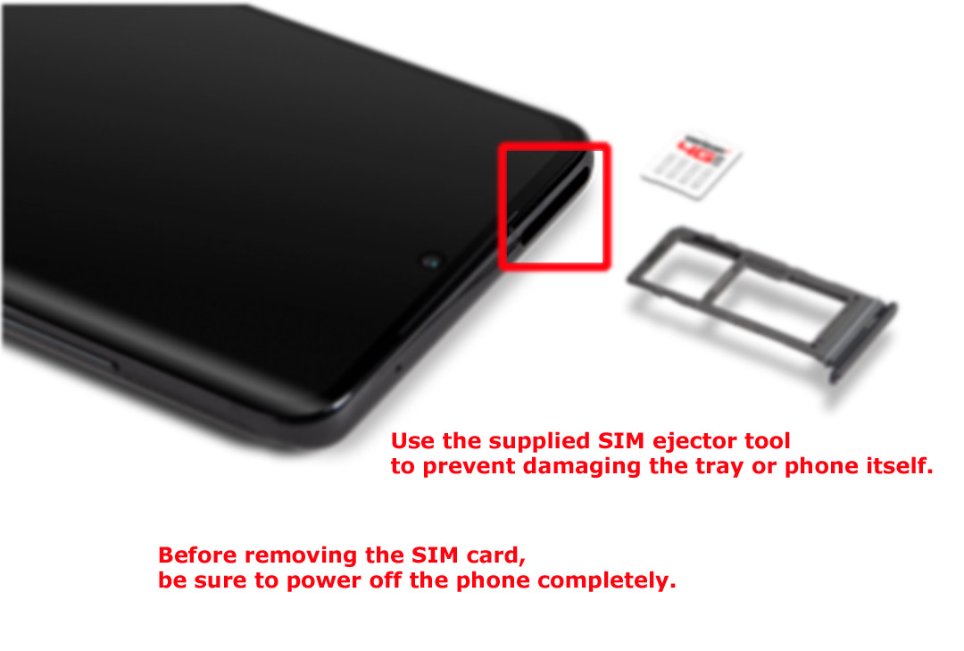 how to fix galaxy s20 no sim card error - reseat the SIM card