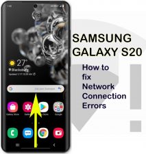 how to fix network problems on galaxy s20