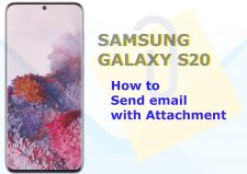 how to send email with attachment on galaxy s20 gmail