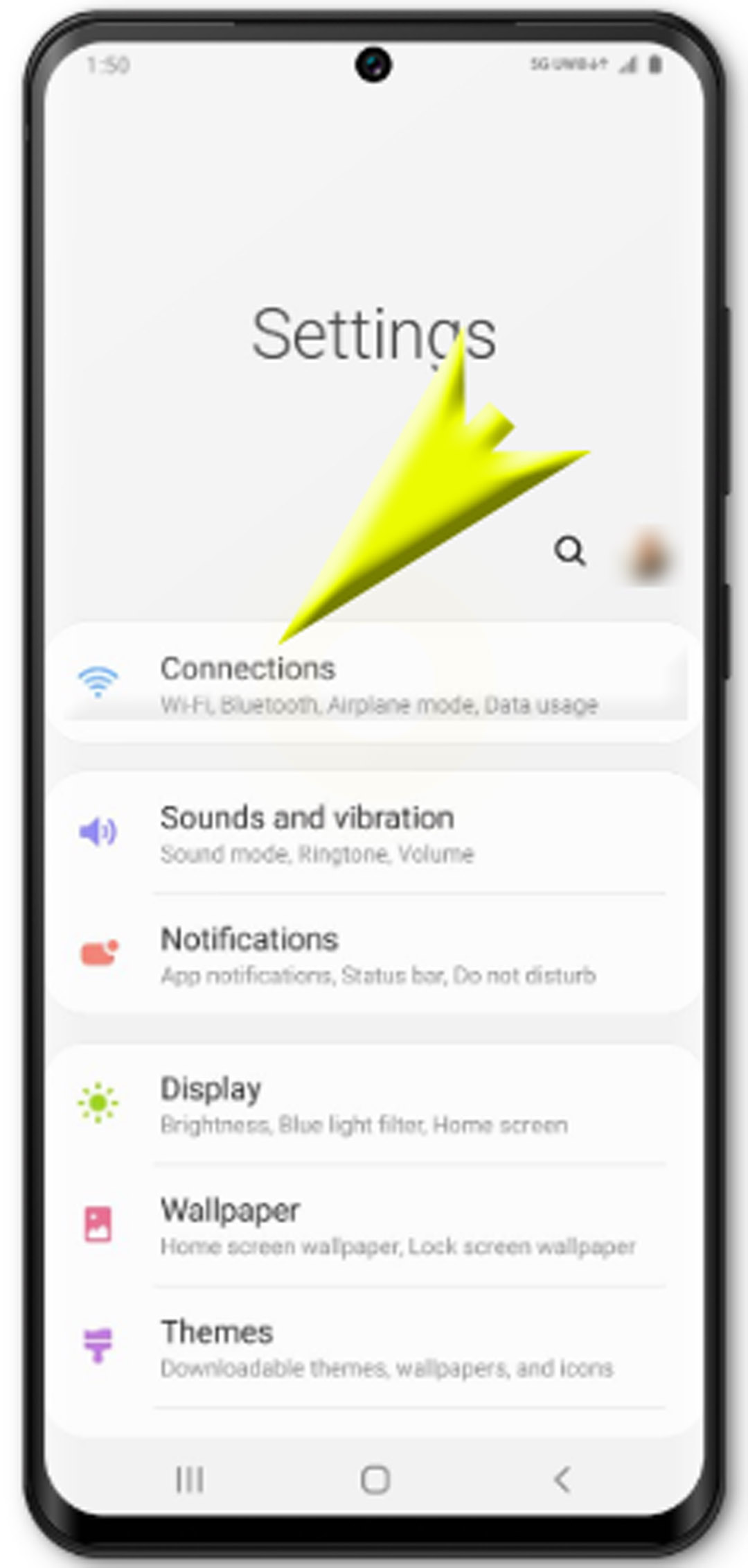 pair galaxy s20 with bluetooth devices - connections settings