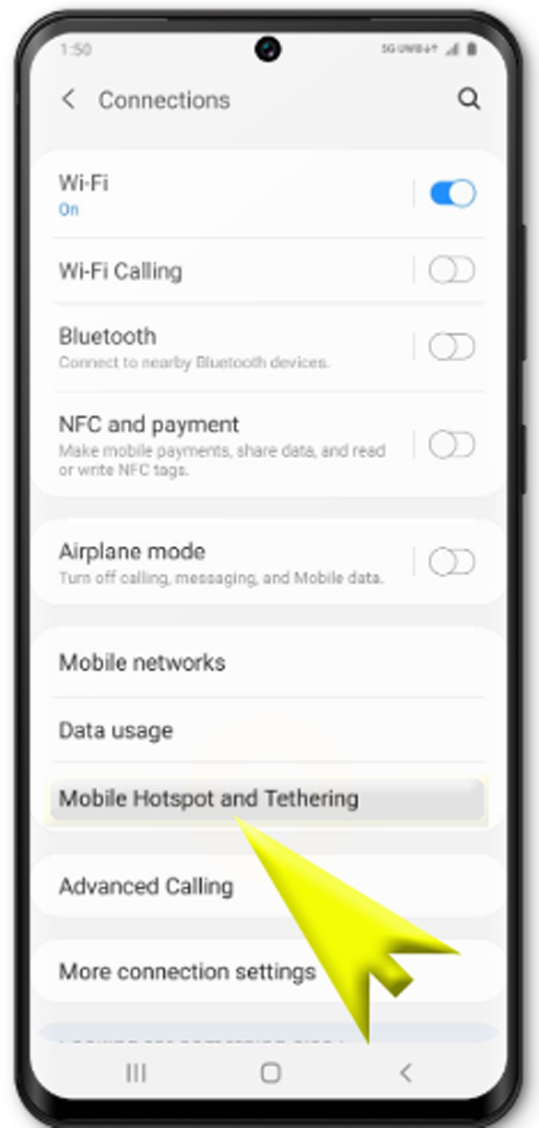 set up galaxy s20 mobile hotspot - mobile hotspots and tethering menu