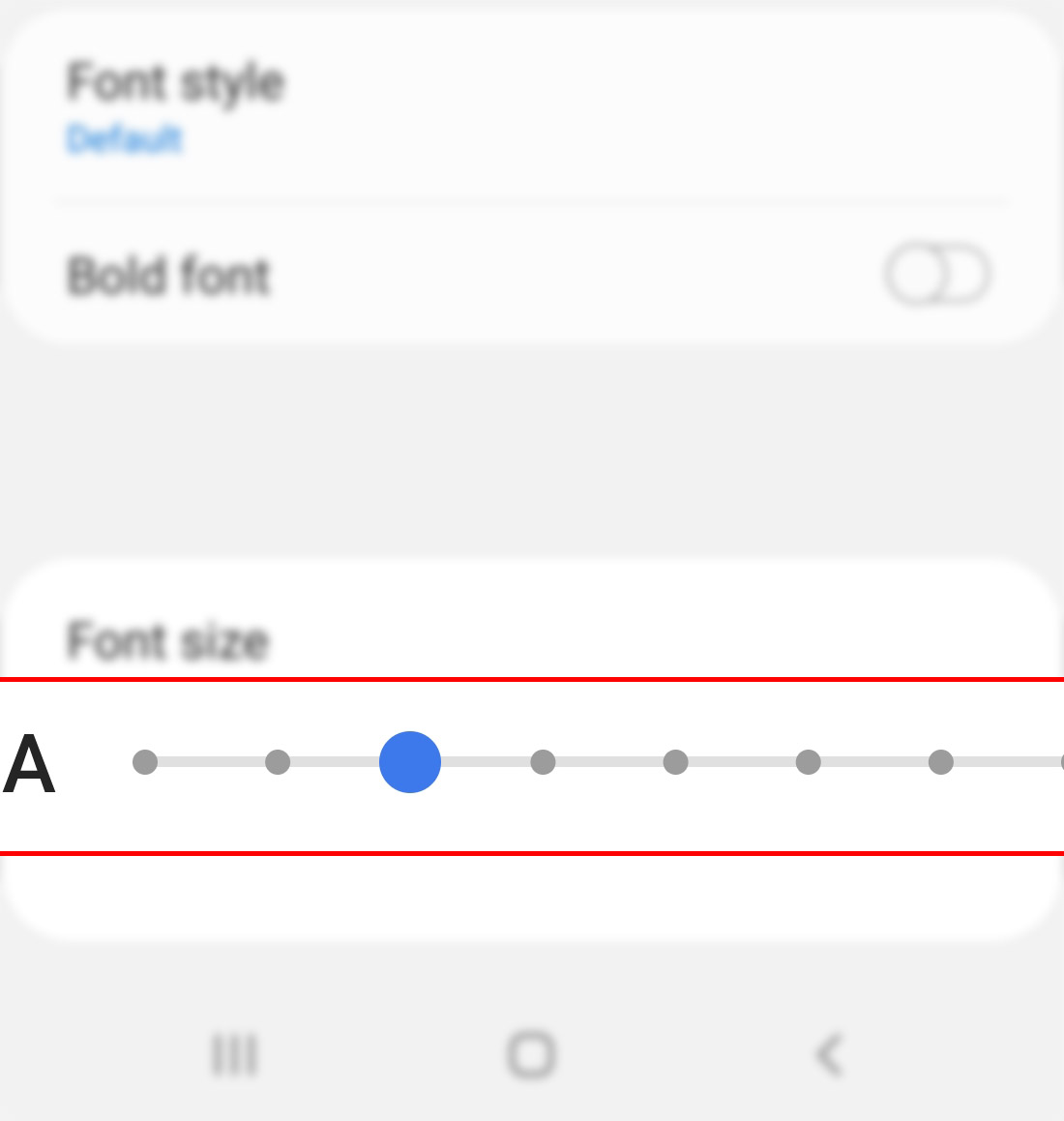 download new fonts on galaxy s20 - adjust font size
