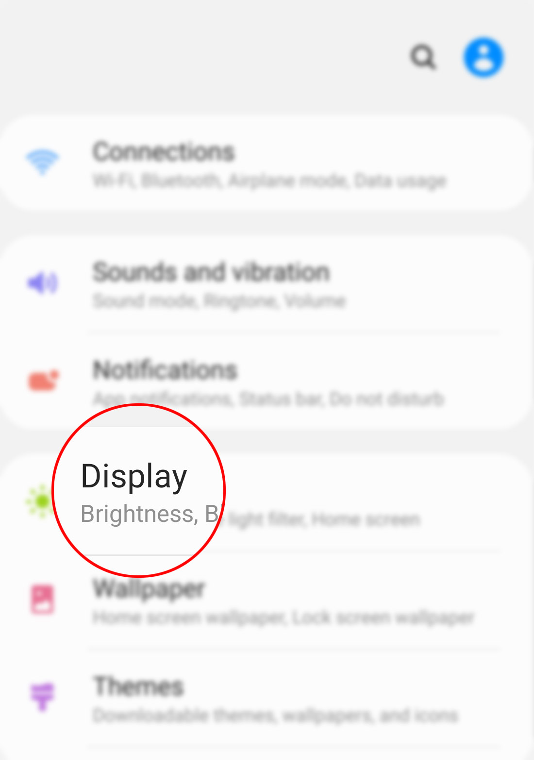 download new fonts on galaxy s20 - display settings