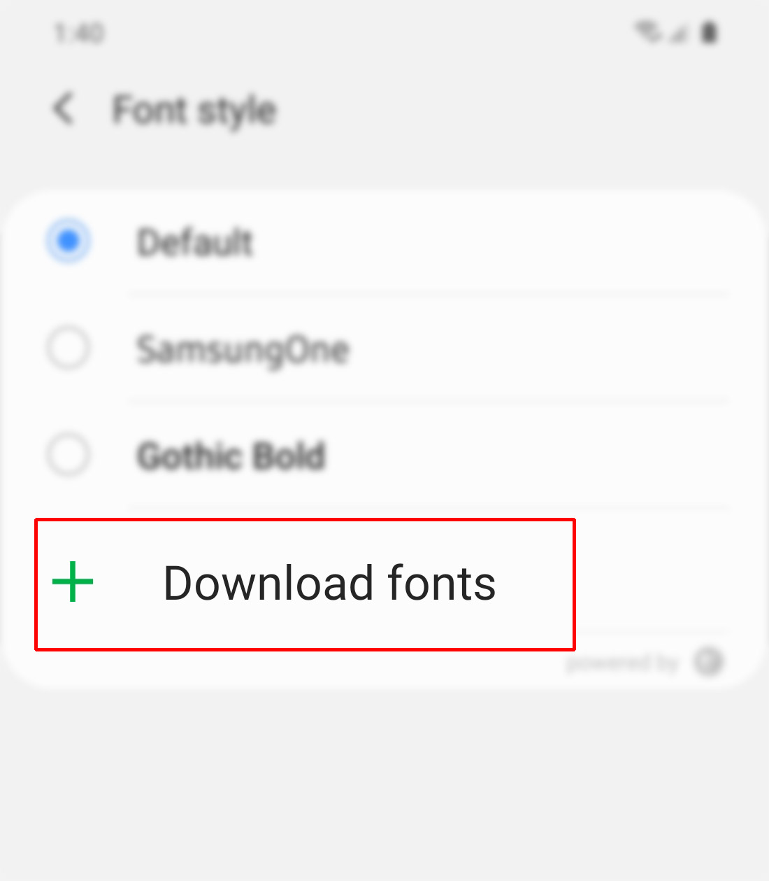 download new fonts on galaxy s20 - download fonts