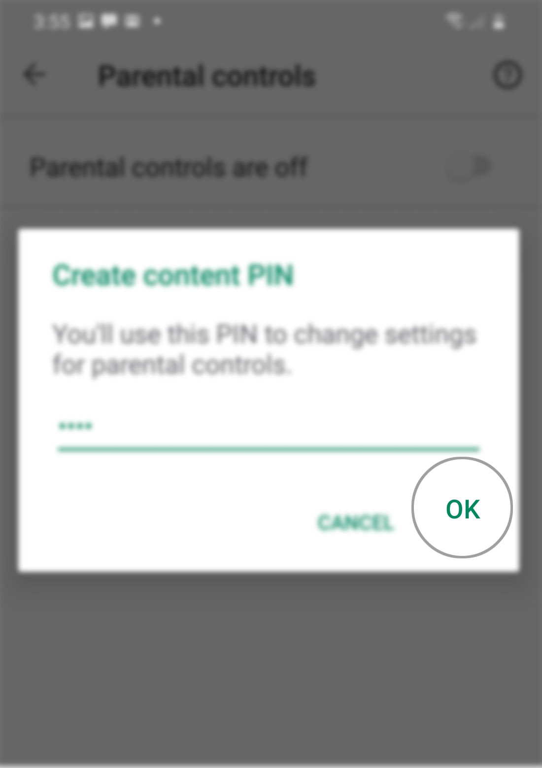 enable parental controls and set content restrictions galaxy s20 - pin