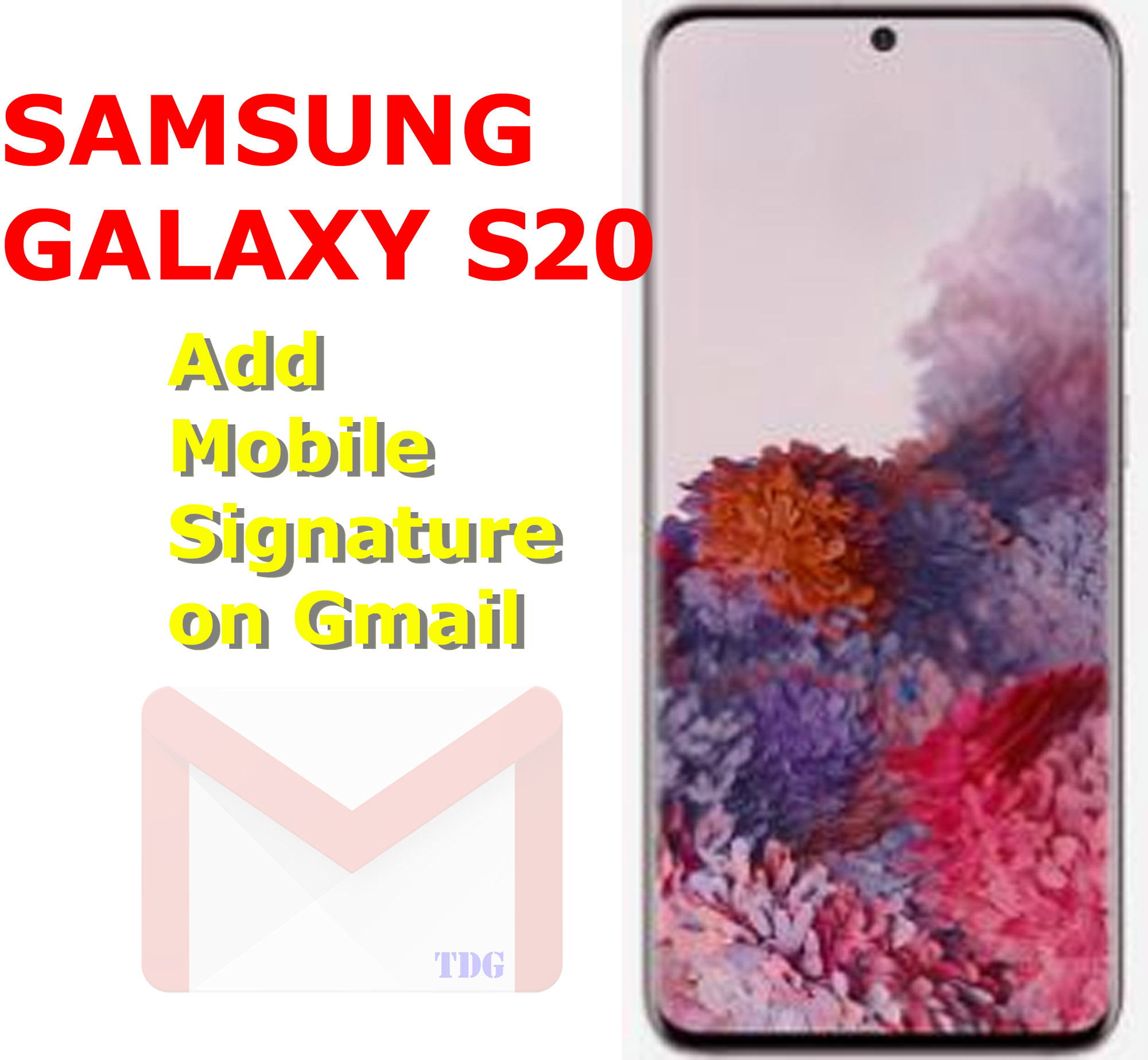 How To Add Mobile Signature On Your Galaxy S Gmail Account