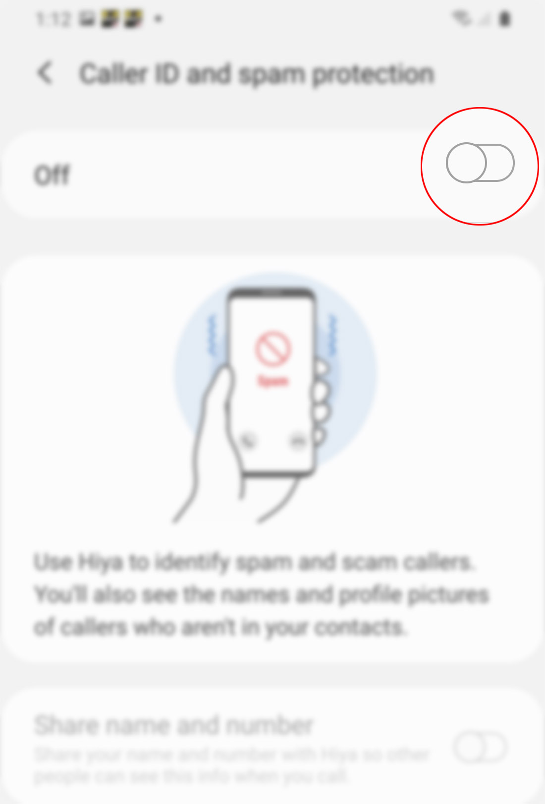 identify spam and scam callers on galaxy s20 - turn on caller id and spam protection
