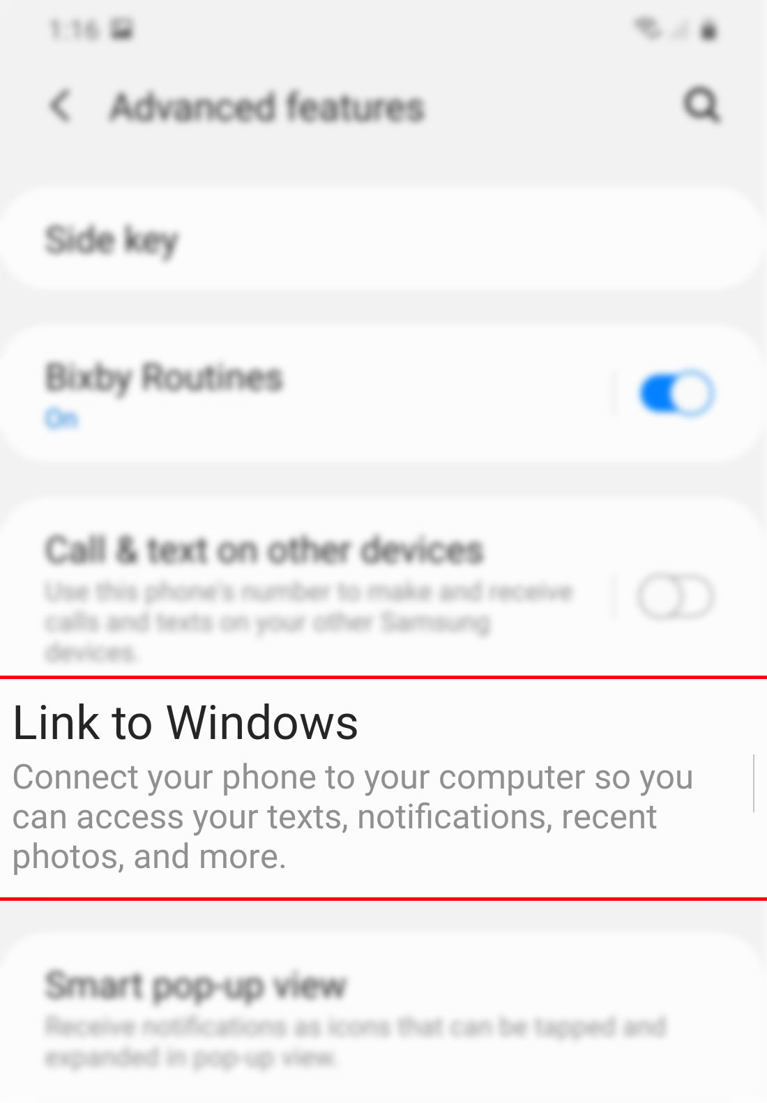 link galaxy s20 to windows computer - link to windows