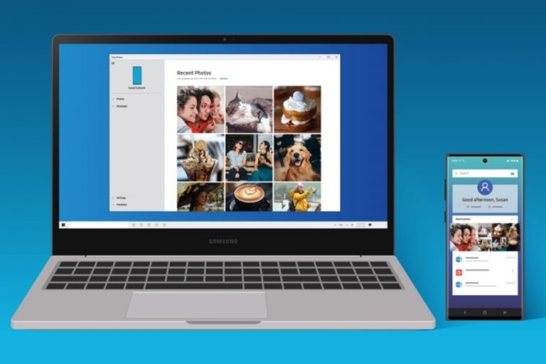 Microsoft’s Your Phone Companion App Now Supports File Drag & Drop Between Galaxy Phones and Windows 10 Pcs