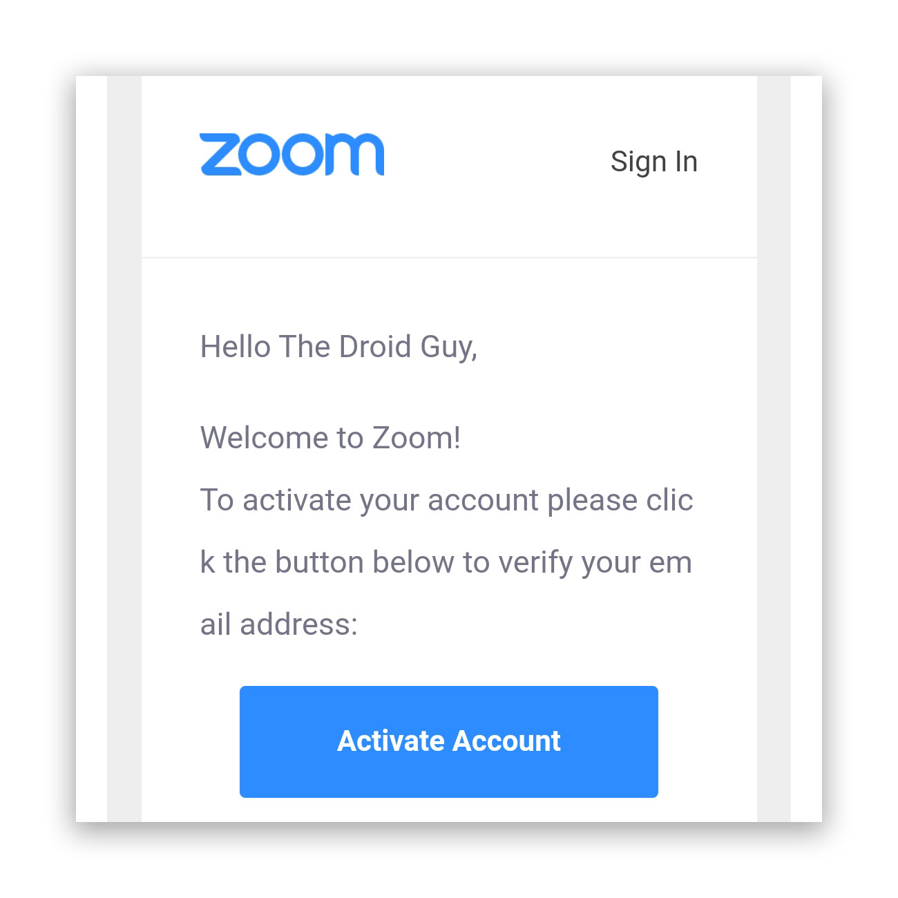 What To Do If You Can’t Receive Zoom Activation Email – The Droid Guy