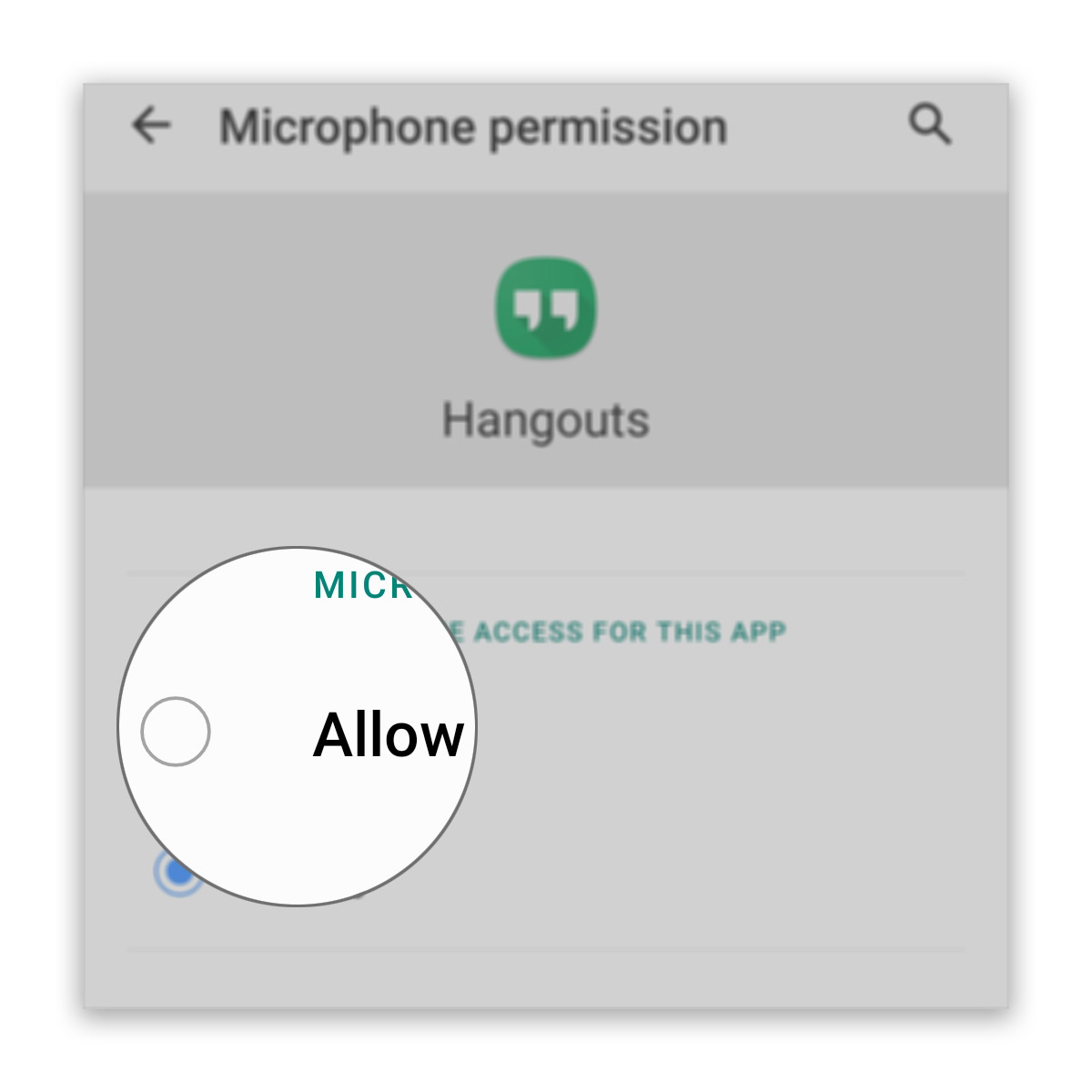 allow microphone use