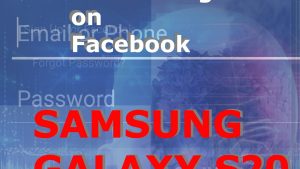 Miten aktivoida Facebook kasvojentunnistus Galaxy S20