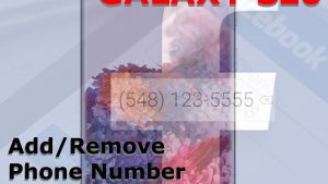 How to add and remove phone number on Facebook Galaxy S20