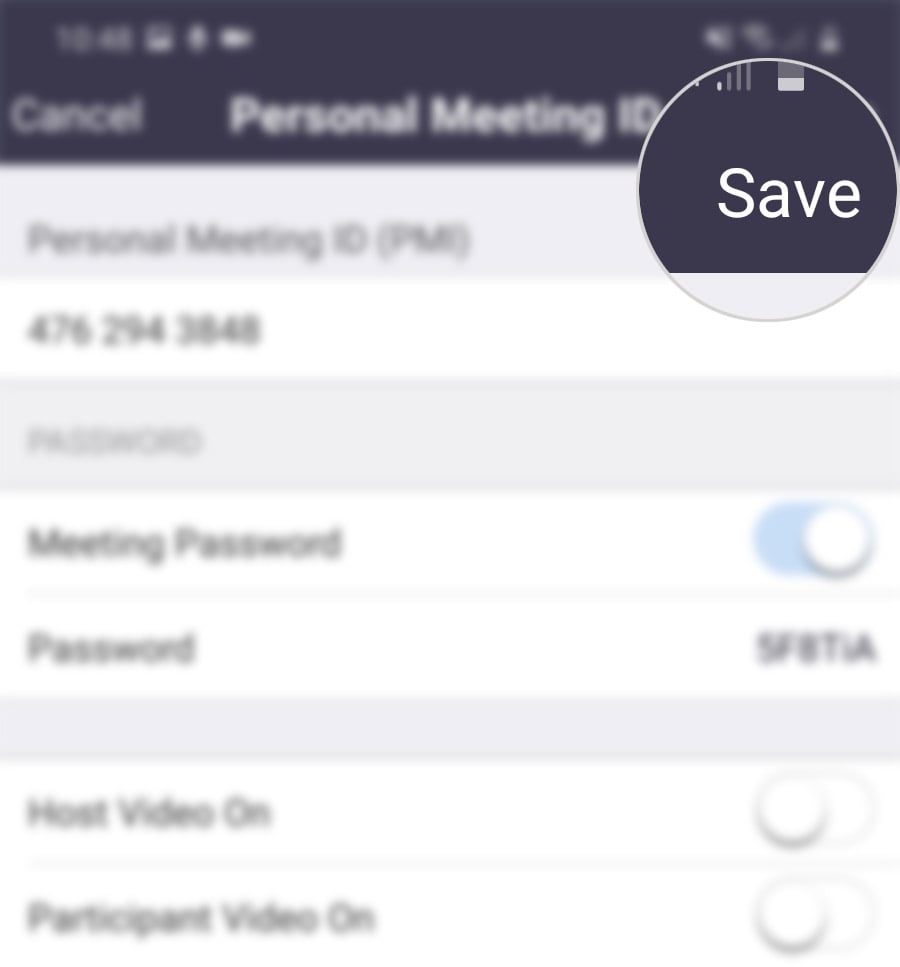 automatically record zoom meetings galaxy s20 - save