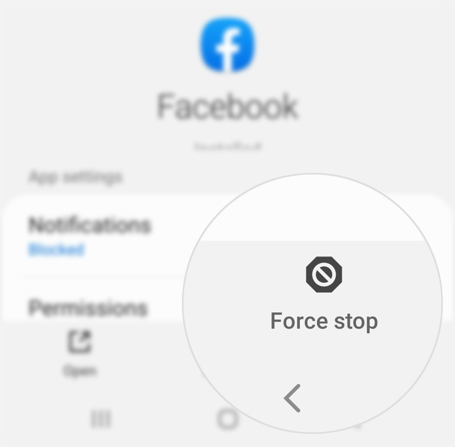 cannot upload photos to facebook from galaxy s20 - force close