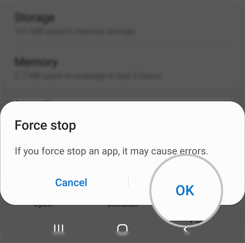 fix skype app keeps crashing on android 10 - force stop