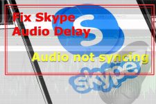 fix skype audio delay not syncing