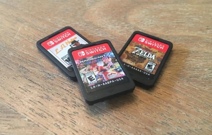 game cards nintendo Switch