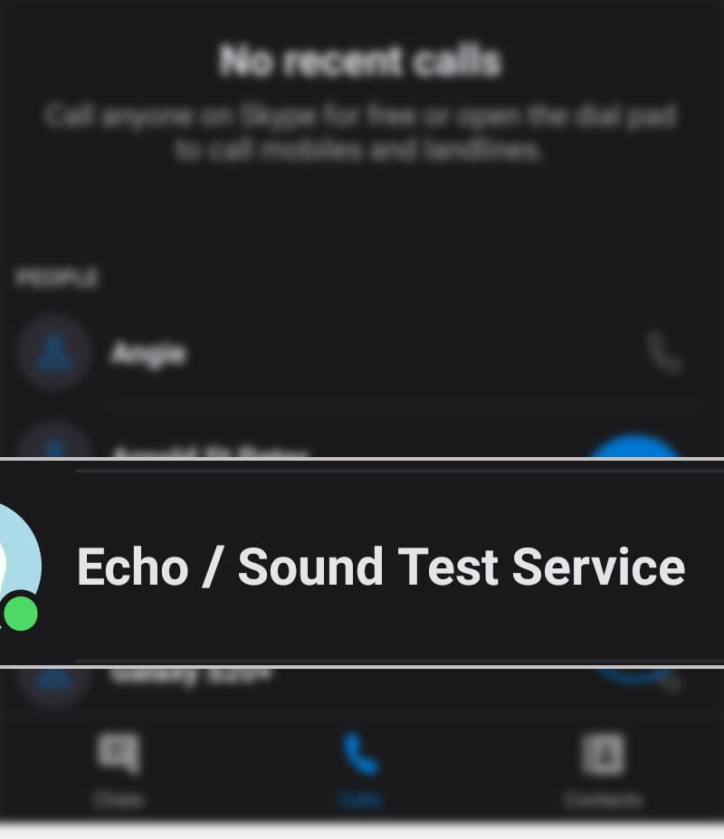 make skype echo free test call galaxy s20 - echo test call