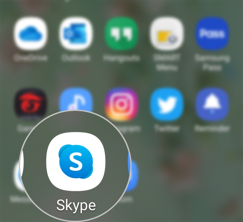 make skype echo free test call galaxy s20 - open skype