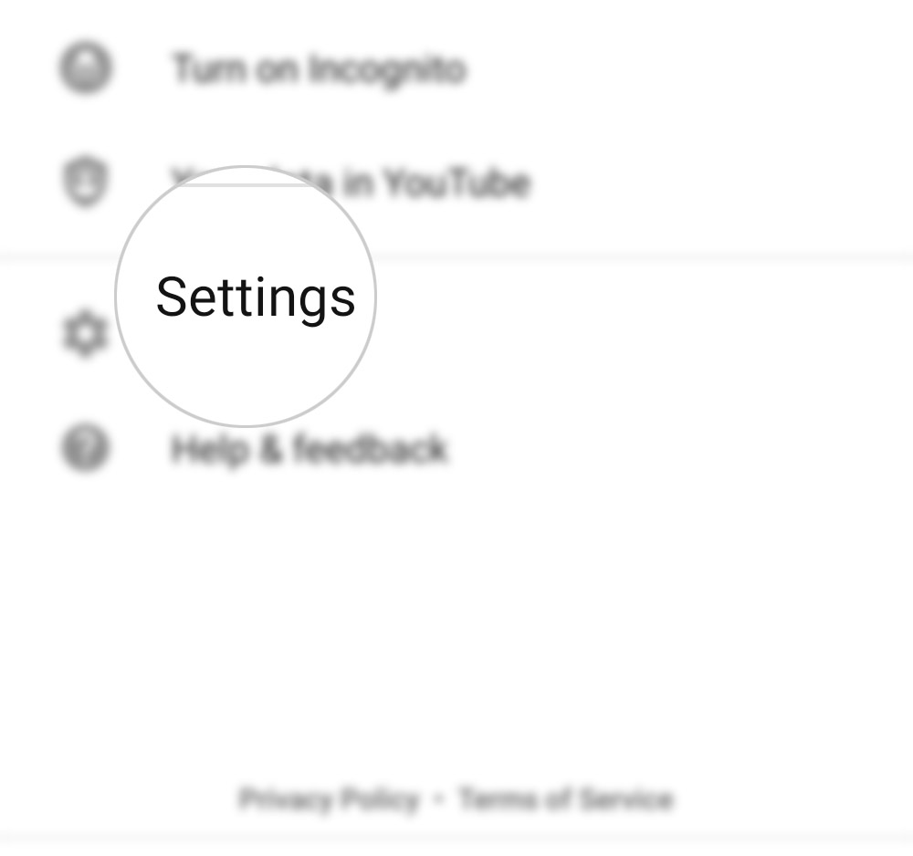 manage youtube channel notifications galaxy s20-settings