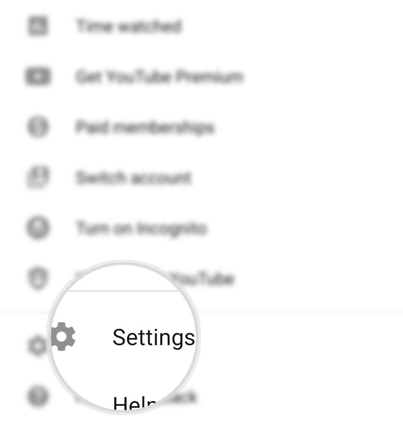 restrict mature youtube videos galaxy s20 - youtube settings