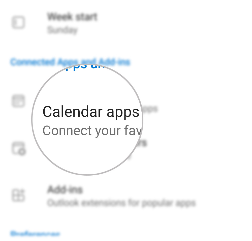 sync outlook with facebook calendar on galaxy s20-calendar apps