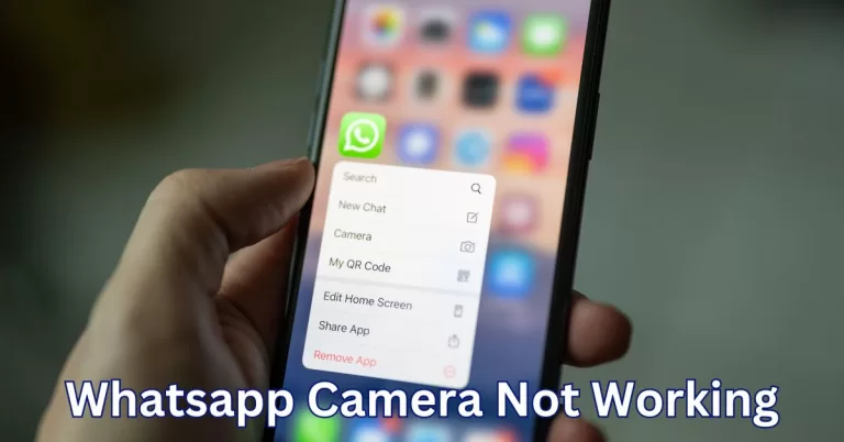 How to Fix Whatsapp Camera Not Working Issue