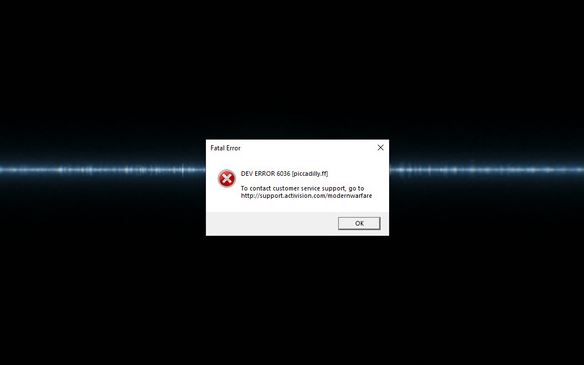 Warzone Dev Error 6036