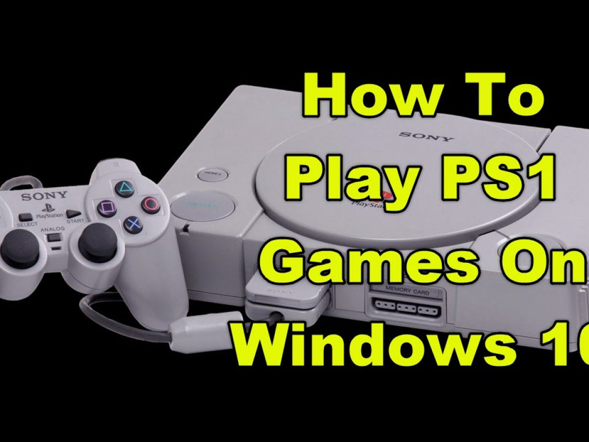 play playstation 1 games on pc
