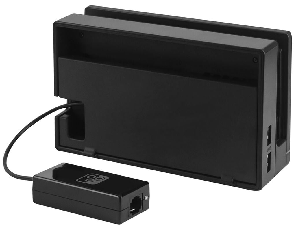 Nintendo Switch dock with LAN adapter