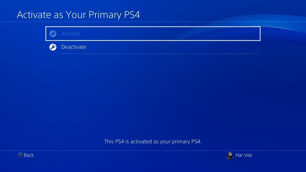 PS4 Primary