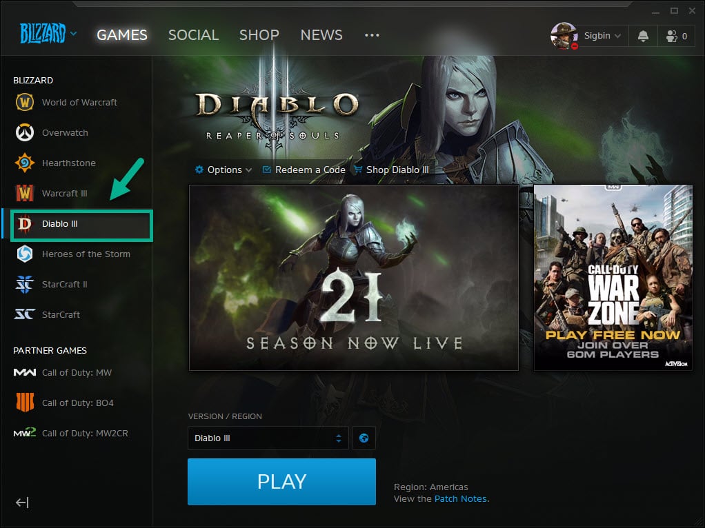 Diablo 3 Cannot Download Update