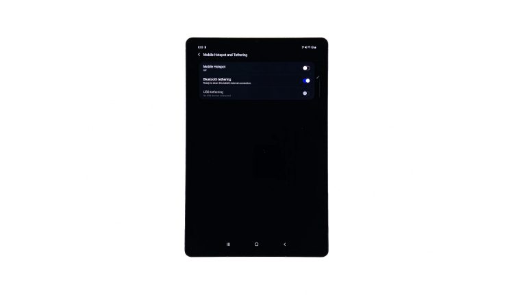 enable bluetooth tethering galaxy tab s6 - featured