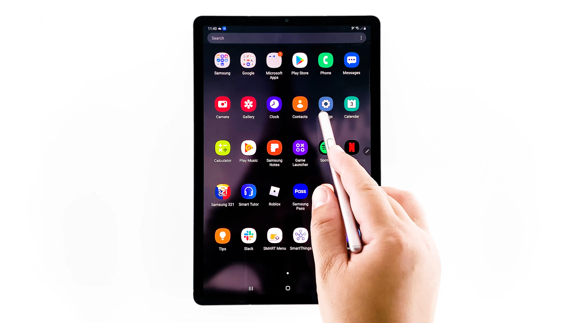 enable disable app notifications galaxy tab s6 - settings