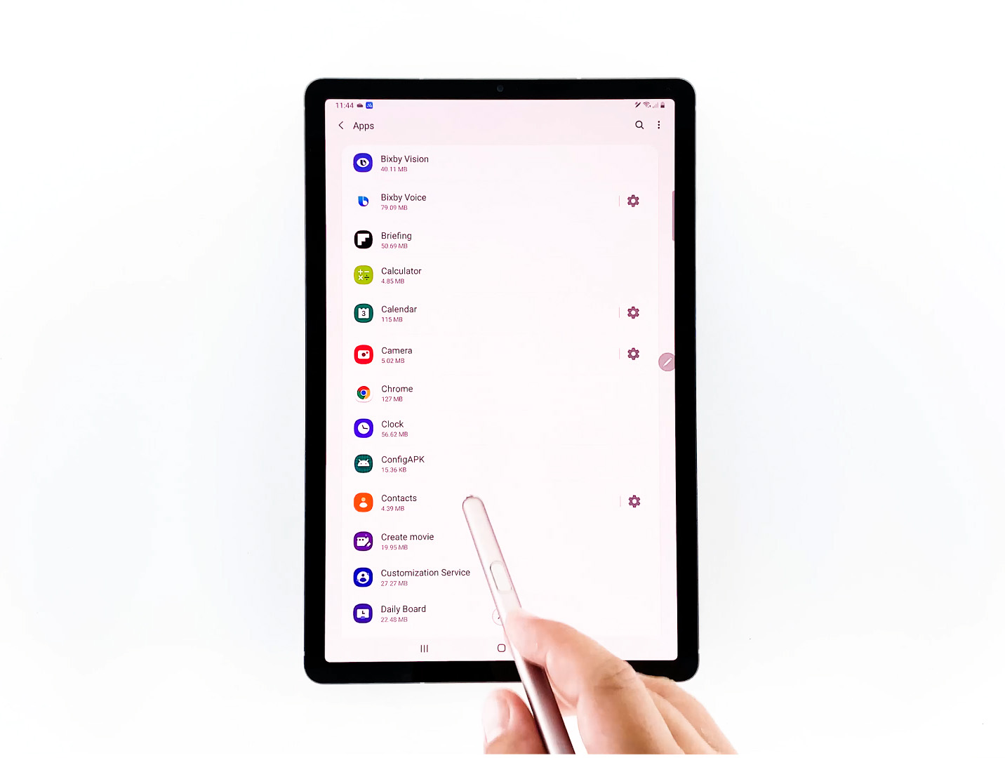 force stop apps galaxy tab s6 - select other apps