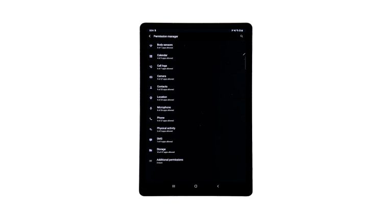 manage app permissions galaxy tab s6 - featured