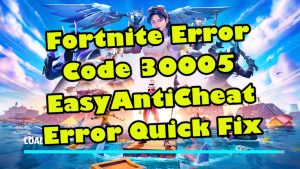 Fortnite Error Code 30005 EasyAntiCheat Error Quick Fix