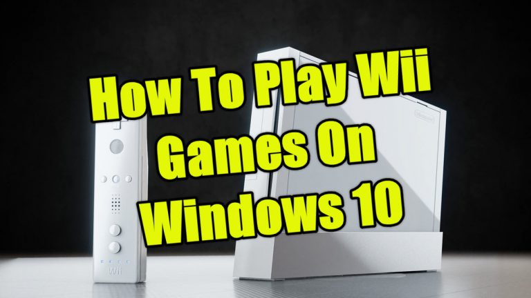 How To Play Wii Games On Windows 10