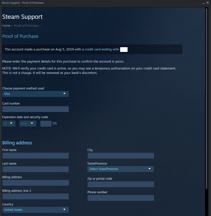 Steam Proof Of Purchase 1