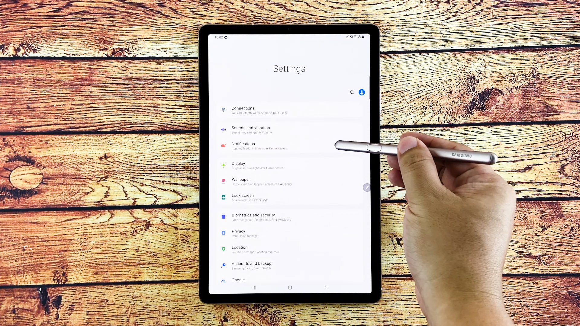 How To Enable Battery Percentage On Galaxy Tab S6 Status Bar