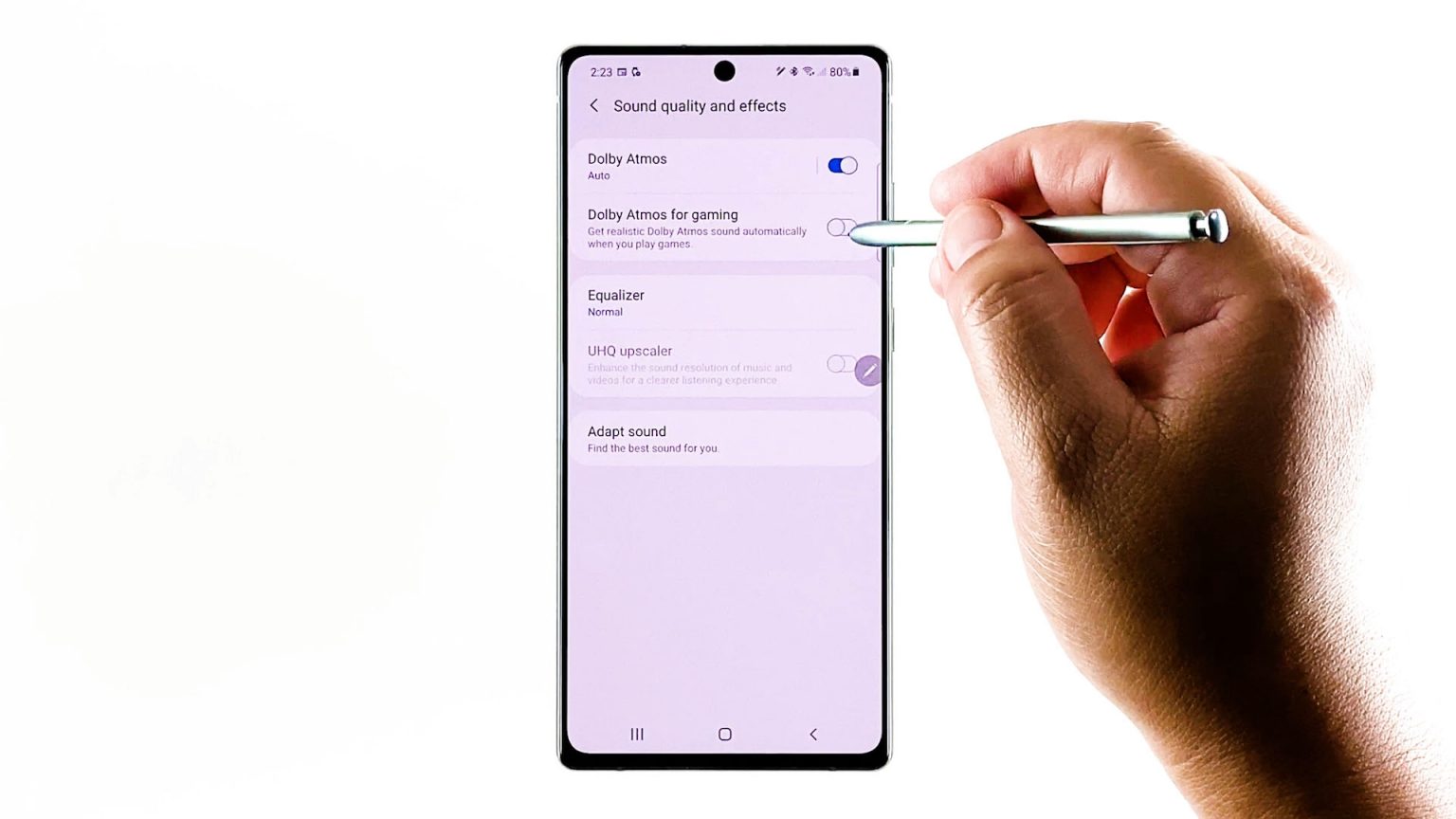 dolby atmos note 8
